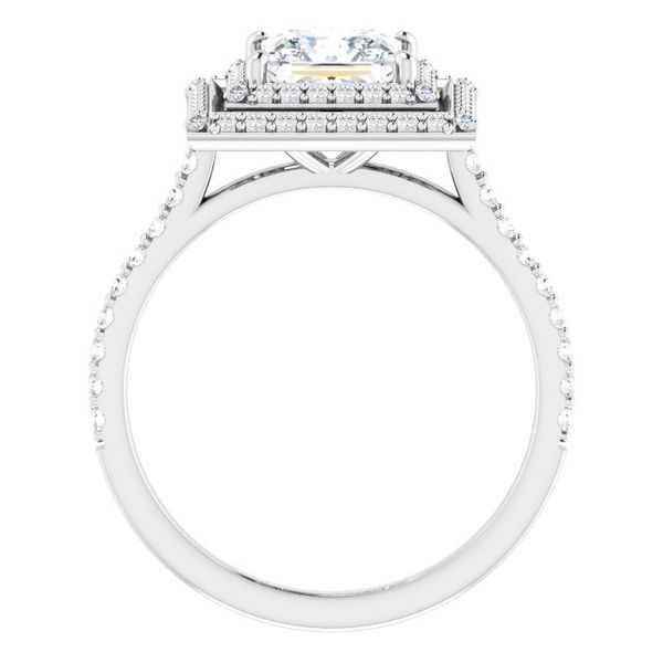 Double Halo-Style Engagement Ring Image 2 LeeBrant Jewelry & Watch Co Sandy Springs, GA
