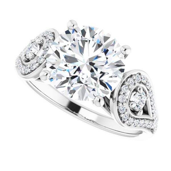 Vintage-Inspired Engagement Ring Image 5 Waddington Jewelers Bowling Green, OH