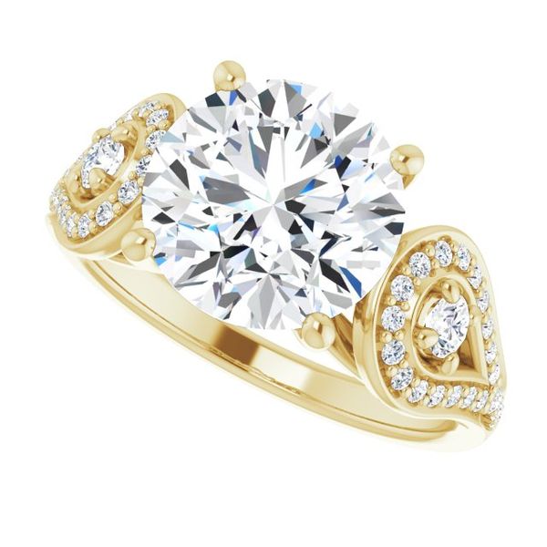 Vintage-Inspired Engagement Ring Image 5 Minor Jewelry Inc. Nashville, TN