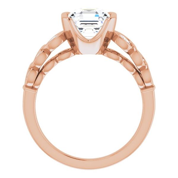 Bezel-Set Engagement Ring Image 2 Stuart Benjamin & Co. Jewelry Designs San Diego, CA