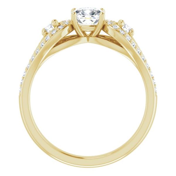 Vintage-Inspired Engagement Ring Image 2 Stuart Benjamin & Co. Jewelry Designs San Diego, CA