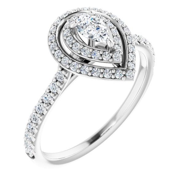 Double Halo-Style Engagement Ring Mark Jewellers La Crosse, WI