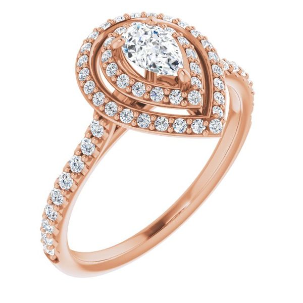 Double Halo-Style Engagement Ring Waddington Jewelers Bowling Green, OH