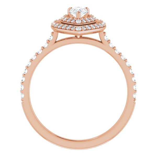 Double Halo-Style Engagement Ring Image 2 Hingham Jewelers Hingham, MA