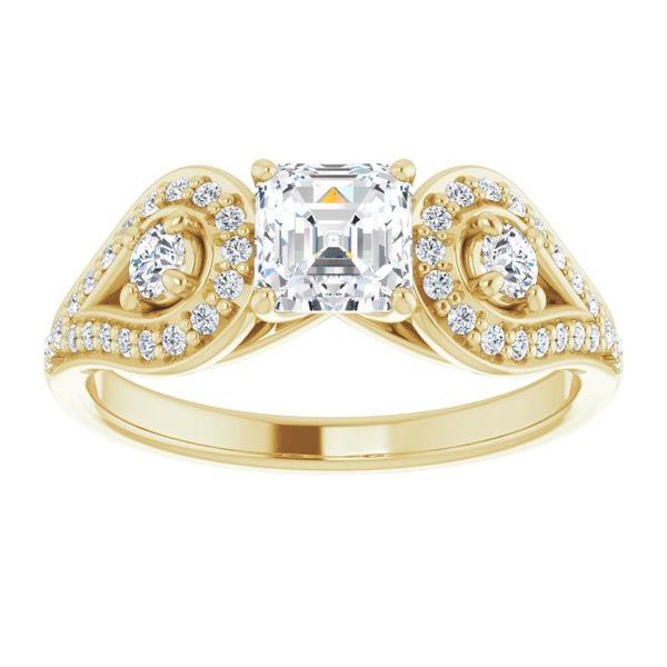 Vintage-Inspired Engagement Ring Image 3 Waddington Jewelers Bowling Green, OH