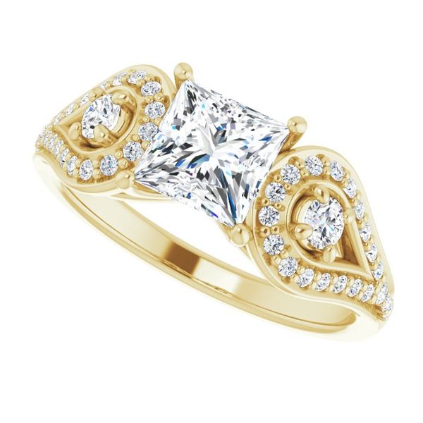 Vintage-Inspired Engagement Ring Image 5 Minor Jewelry Inc. Nashville, TN