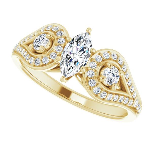 Vintage-Inspired Engagement Ring Image 5 Futer Bros Jewelers York, PA