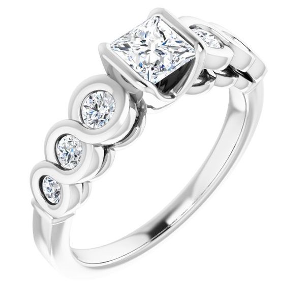Bezel-Set Engagement Ring Robison Jewelry Co. Fernandina Beach, FL