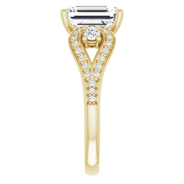 Vintage-Inspired Engagement Ring Image 4 Michael Szwed Jewelers Longmeadow, MA