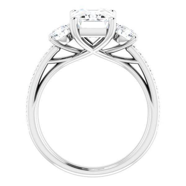 Three-Stone Engagement Ring Image 2 Glatz Jewelry Aliquippa, PA