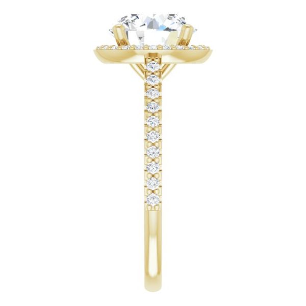 Halo-Style Engagement Ring Image 4 Futer Bros Jewelers York, PA