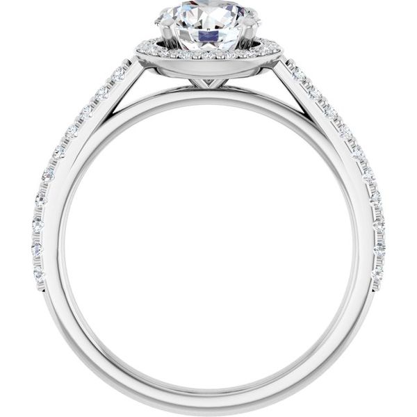 Halo-Style Engagement Ring Image 2 Mueller Jewelers Chisago City, MN