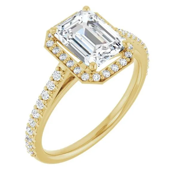 Halo-Style Engagement Ring