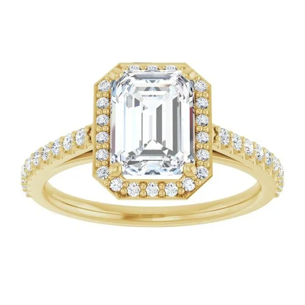 Halo-Style Engagement Ring