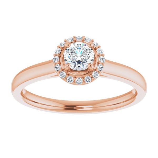 Halo-Style Engagement Ring Image 3 James Douglas Jewelers LLC Monroeville, PA