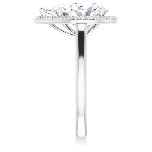 Halo-Style Engagement Ring Image 4 The Hills Jewelry LLC Worthington, OH