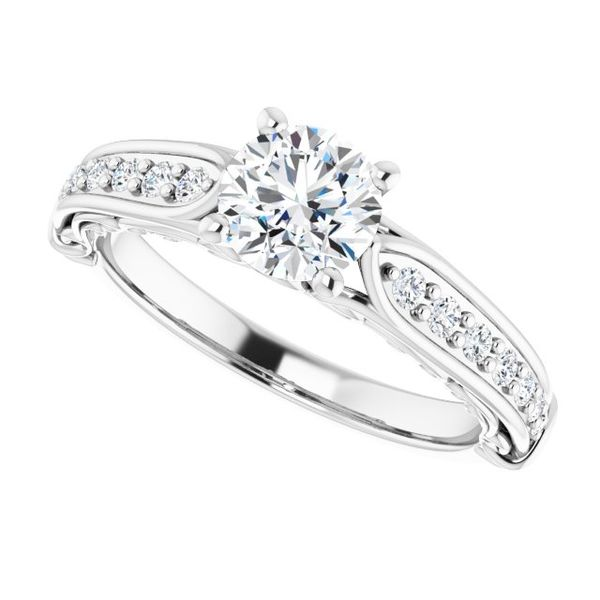 Ever & Ever Baguette Accented Engagement Ring CONFIG.5840804, Adler's  Diamonds