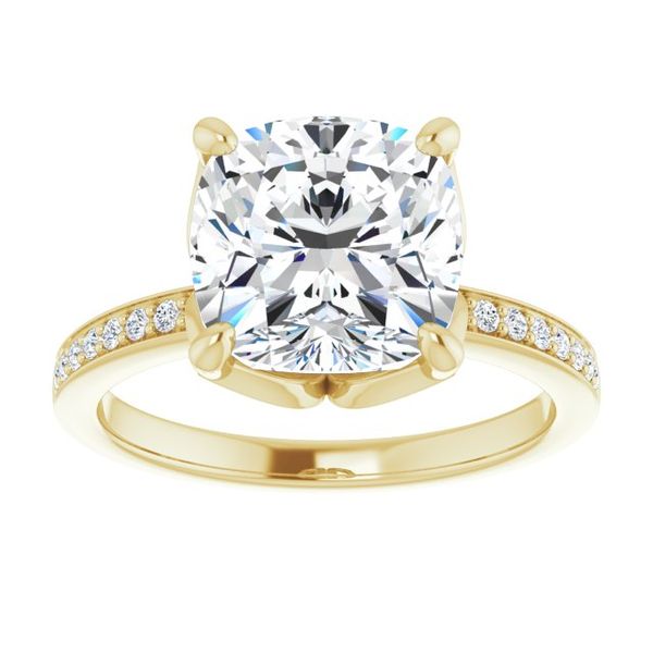Accented Engagement Ring Image 3 L.I. Goldmine Smithtown, NY