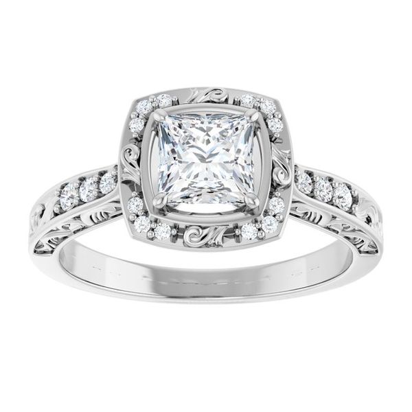 Sculptural-Inspired Engagement Ring Image 3 Jambs Jewelry Raymond, NH