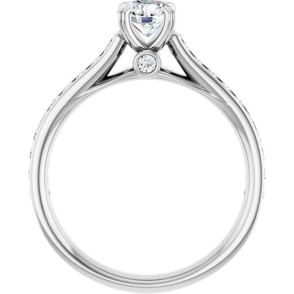Cathedral Engagement Ring Image 2 MurDuff's, Inc. Florence, MA