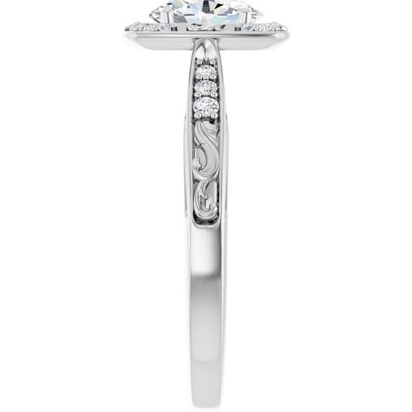 Sculptural-Inspired Engagement Ring Image 4 Jambs Jewelry Raymond, NH