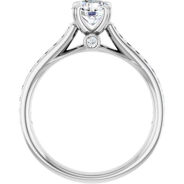 Cathedral Engagement Ring Image 2 Jambs Jewelry Raymond, NH