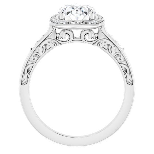 Sculptural-Inspired Engagement Ring Image 2 Jambs Jewelry Raymond, NH
