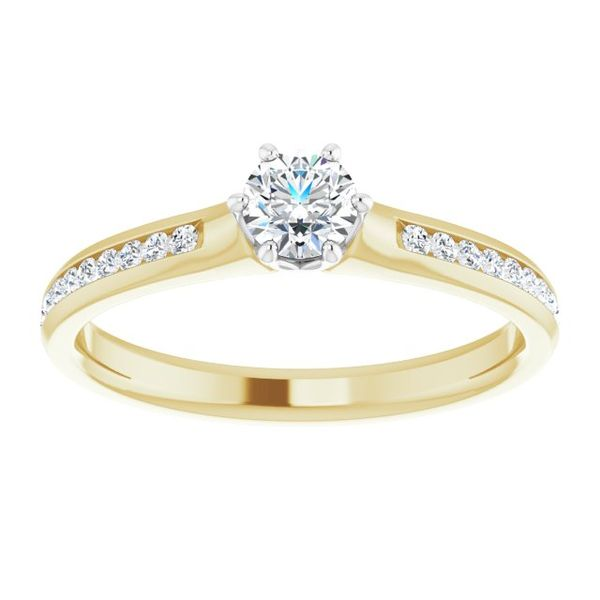Blue | FL Jewelers | CONFIG.2490073 Saint Accented Augustine, Water & Ever Ever Ring Engagement