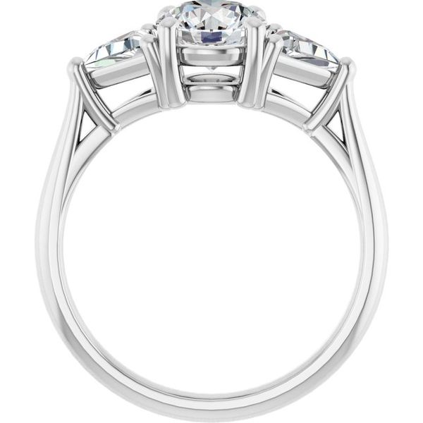 Three Diamond Engagement Ring — Quercus Raleigh Custom