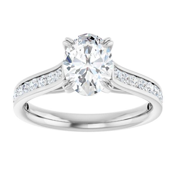 Cathedral Engagement Ring Image 3 Meritage Jewelers Lutherville, MD