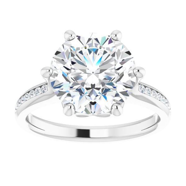 Accented Engagement Ring Image 3 Paul James Jewelers Angels Camp, CA