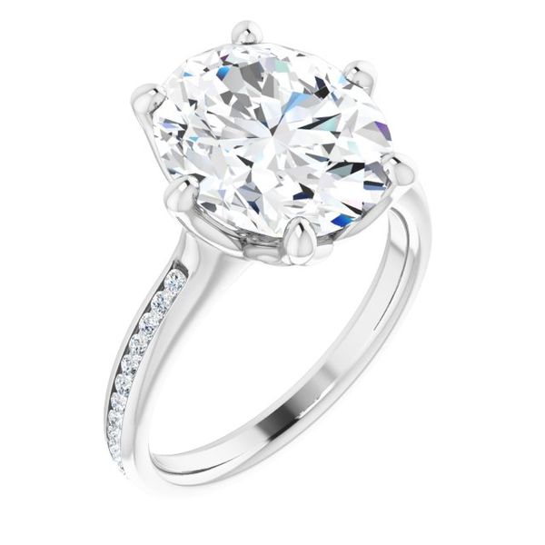 Accented Engagement Ring Paul James Jewelers Angels Camp, CA