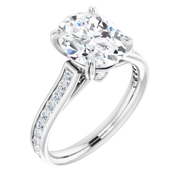 Cathedral Engagement Ring Paul James Jewelers Angels Camp, CA