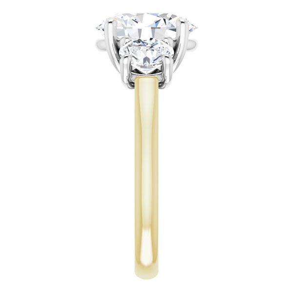 Three-Stone Engagement Ring Image 4 Trinity Jewelers  Pittsburgh, PA