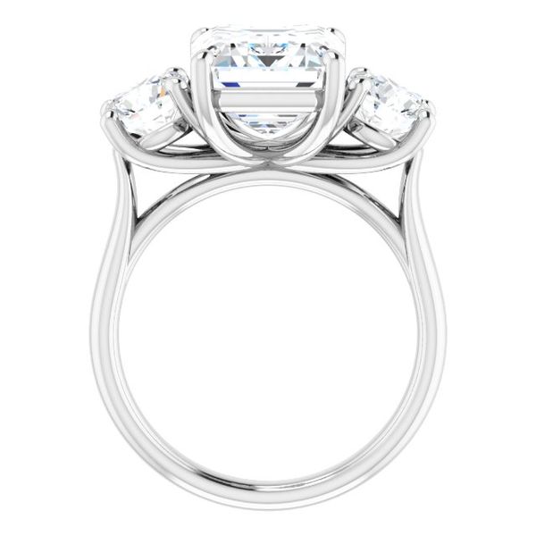 Three-Stone Engagement Ring Image 2 Paul James Jewelers Angels Camp, CA