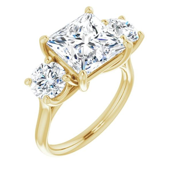 Diamond Flower Engagement or Promise Ring | Carbon Atelier – carbon-atelier