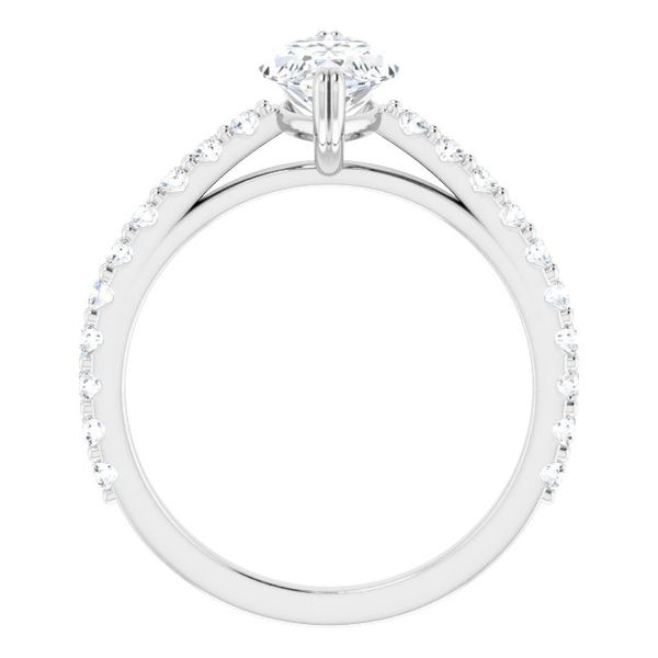 Accented Engagement Ring Image 2 Paul James Jewelers Angels Camp, CA