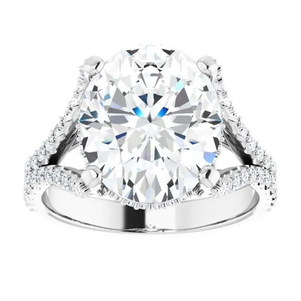 engagement rings, custom engagement rings, solitaire engagement ring  embellished with a four prong signature head item 126429