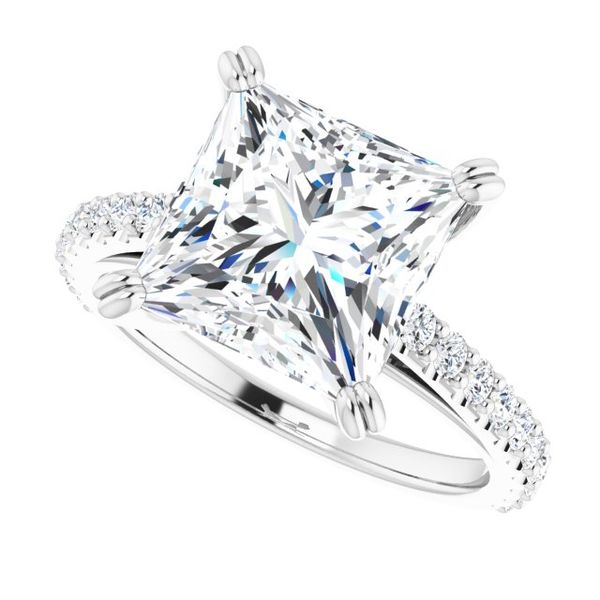 Accented Engagement Ring Image 5 Minor Jewelry Inc. Nashville, TN
