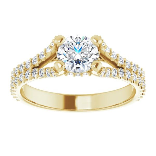 Cathedral Engagement Ring Image 3 Minor Jewelry Inc. Nashville, TN