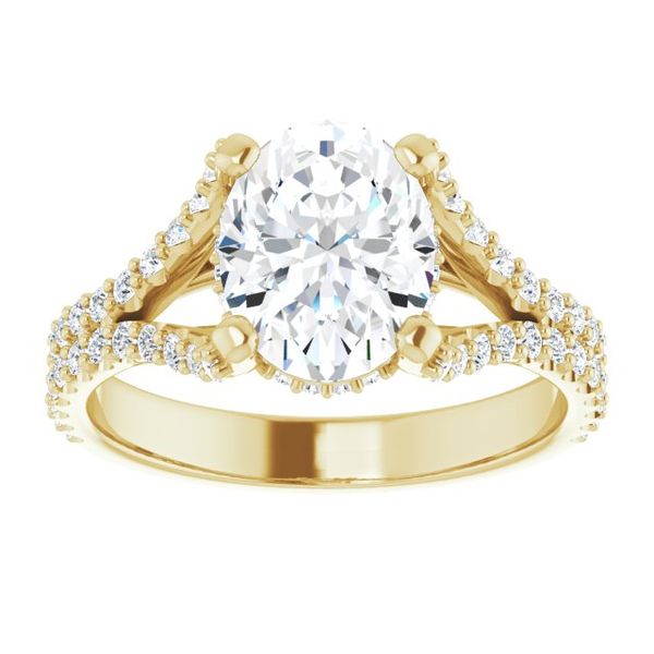 Cathedral Engagement Ring Image 3 Natale Jewelers Sewell, NJ