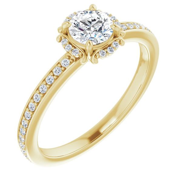 Halo-Style Engagement Ring Maharaja's Fine Jewelry & Gift Panama City, FL