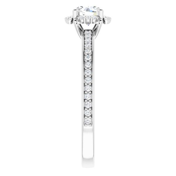 Halo-Style Engagement Ring Image 4 LeeBrant Jewelry & Watch Co Sandy Springs, GA
