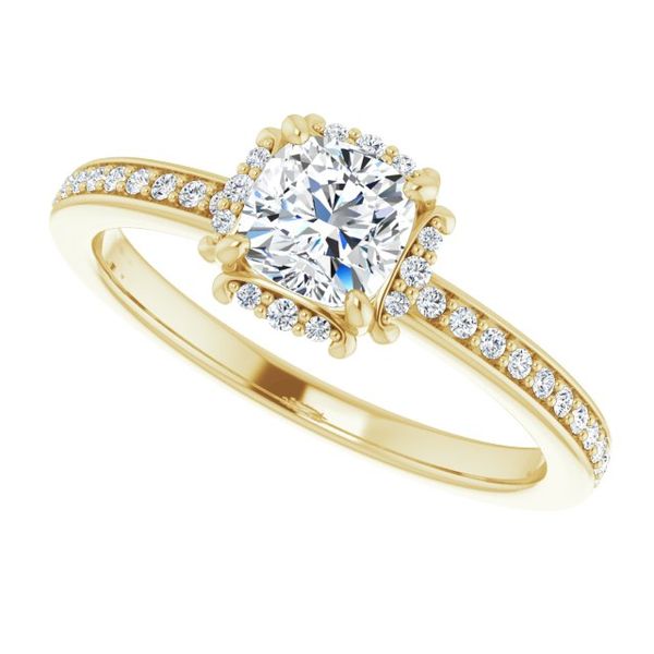 Halo-Style Engagement Ring Image 5 Lake Oswego Jewelers Lake Oswego, OR