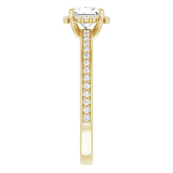 Halo-Style Engagement Ring Image 4 Maharaja's Fine Jewelry & Gift Panama City, FL