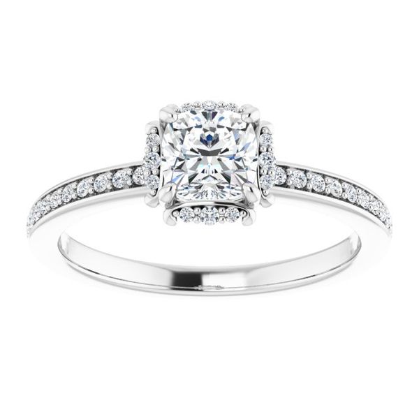 Halo-Style Engagement Ring Image 3 LeeBrant Jewelry & Watch Co Sandy Springs, GA