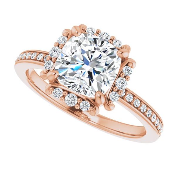 Halo-Style Engagement Ring Image 5 LeeBrant Jewelry & Watch Co Sandy Springs, GA