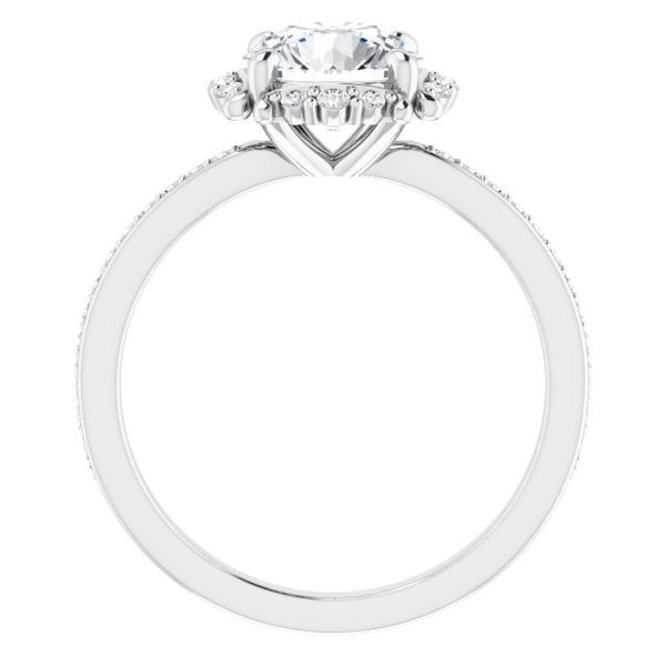 Halo-Style Engagement Ring Image 2 Leitzel's Jewelry Myerstown, PA