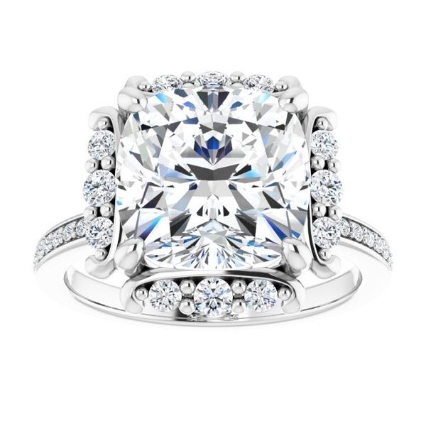 Halo-Style Engagement Ring Image 3 Meritage Jewelers Lutherville, MD