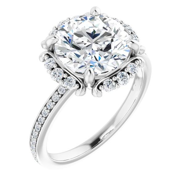 Halo-Style Engagement Ring Pickens Jewelers, Inc. Atlanta, GA